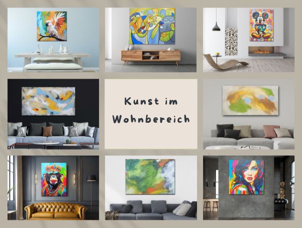 Kunst im Wohnbeireich direkt vom Künstler Kunst im Wohnbereich direkt vom Künstler